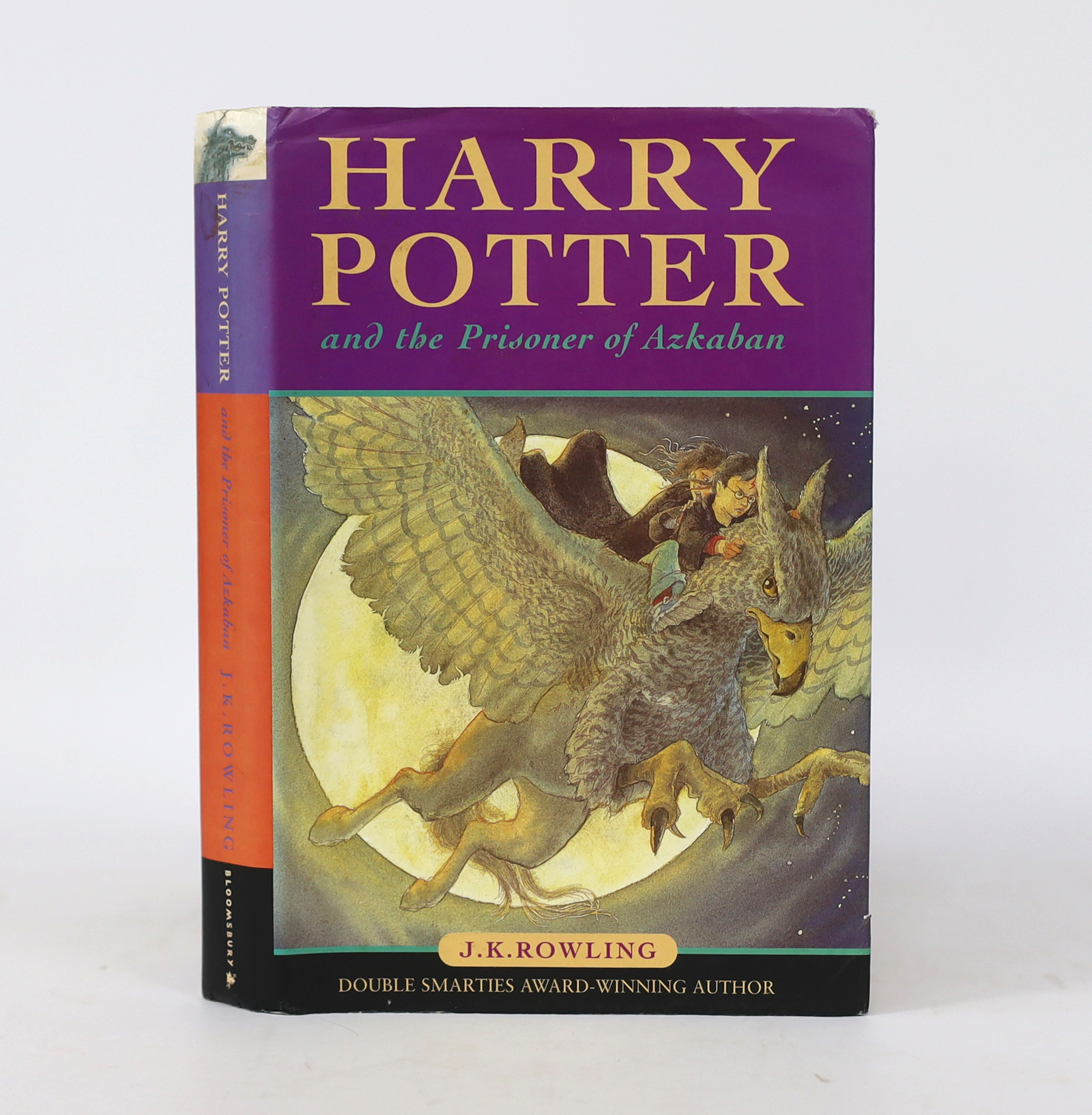 Rowling, J.K - Harry Potter and the Prisoner of Azkaban, 1st edition, 2nd printing, with d/j, Bloomsbury, 1999.